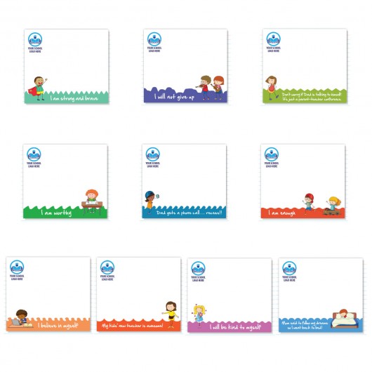 School Positive Sticky Notes Designs